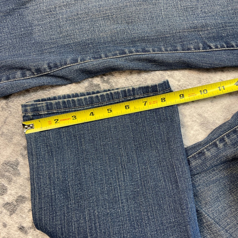 Levi's 512 Perfectly Slimming Bootcut Jeans Women Size 4M Blue Denim Stretch - Picture 8 of 13